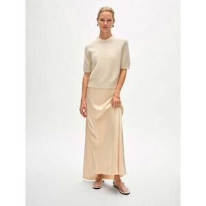 White & Warren Cashmere Short Sleeve Tee Top